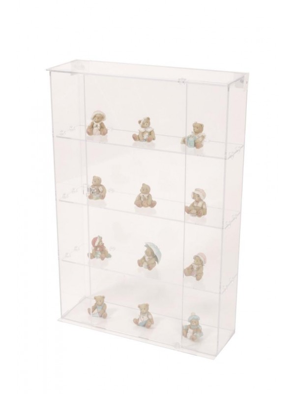 Acrylic Lockable Showcase Freestanding - 500mm (W) x 750mm (H)